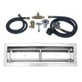 Tretco Tretco OB4SS-BK1-18-LP 18 in. Stainless Steel Drop-In Rectangular Burner Kit; Liquid Propane OB4SS-BK1-18-LP